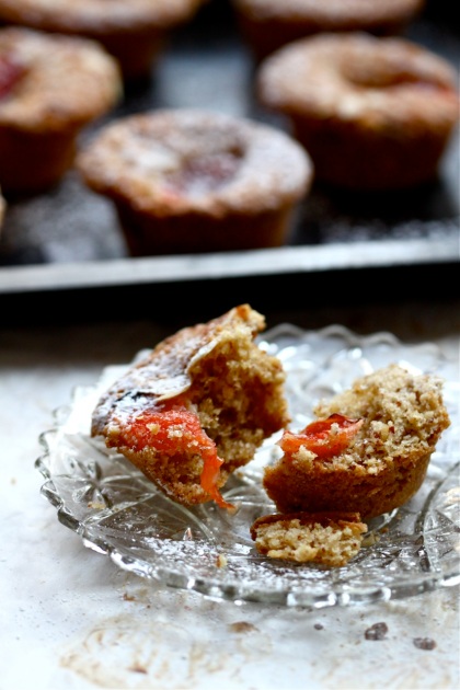 Lily Vanilli's Almond tea cakes with red grapefruit